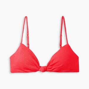 Vix by Paula Hermanny Firenze Erin Knot Top in Coral